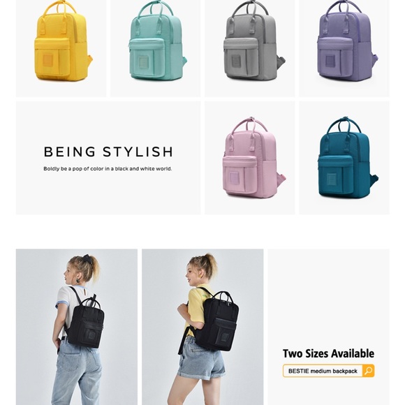 Yellow back pack - Picture 2 of 7